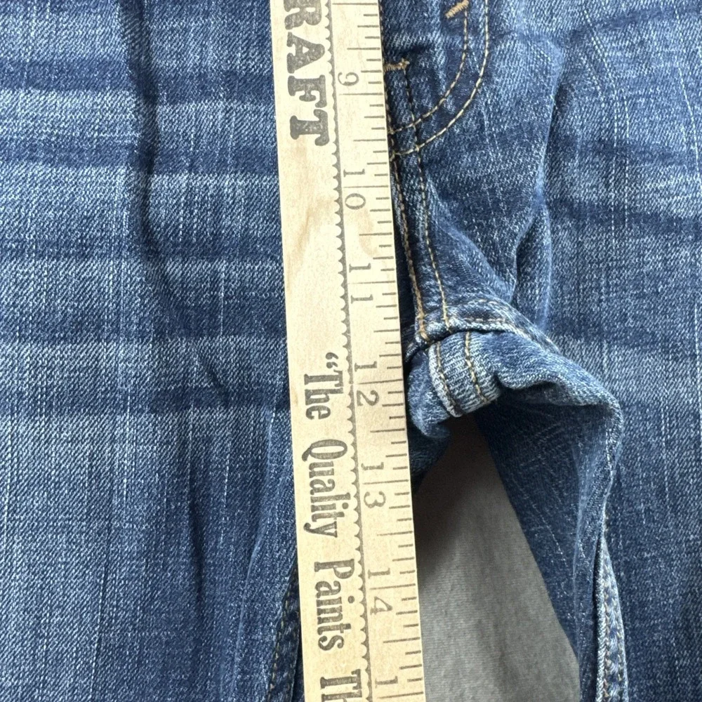 Signature Levi Strauss Gold Jeans Mens 42x32 Relaxed Blue Denim Pants Stretch